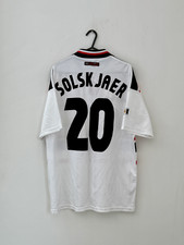 Original Authentic Manchester United Away Shirt 1997/99 Solskjaer 20 (L)