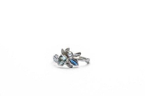 2ct simulated blue - 2ct, aquamarine