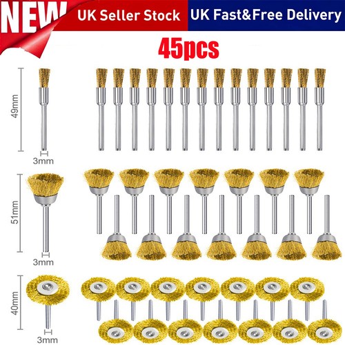 45x brass coated wheel - 45x,