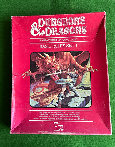 1983 dungeons dragons basic - dragons,