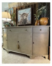 Gustavian Style Painted Curved