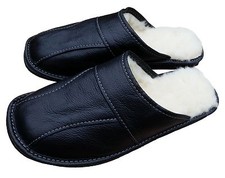Men's Sheepskin Wool Black