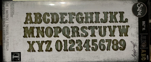 Vintage market alphabet - market,