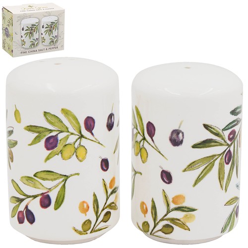 Ceramic salt pepper shaker - &,