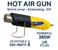 380W Mini Hot Air Heat Gun – UK Plug | Shrink Wrap, DIY, Crafts, Embossing,