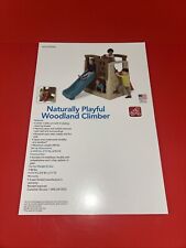 Toys R Us Outdoor Fun POS sign Step 2 Naturally Playful Woodland Climber 874356