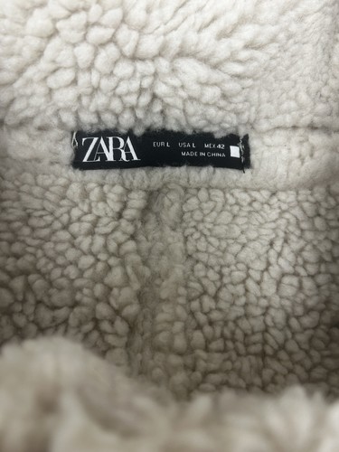 Zara cream suede coat - zara.,