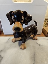 Large Pets With Personality Dachshund Frankie Dog Figurine  H8" X W8" Wt 2kg