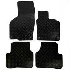 Fit VW Passat Car Mats 2005-2015 for B6 B7 Rubber Black 4pc Floor Set Volkswagen