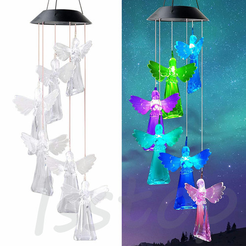Solar wind chimes lights - solar, led