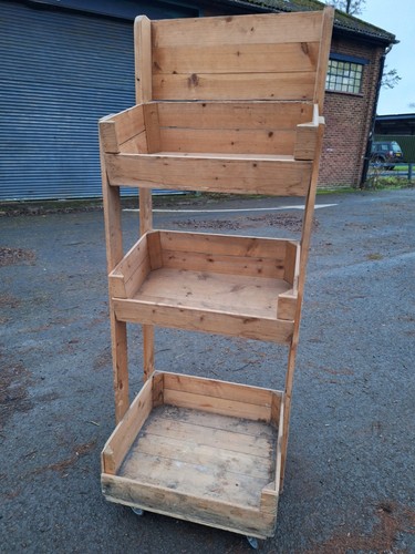 Wooden display stand - wooden,