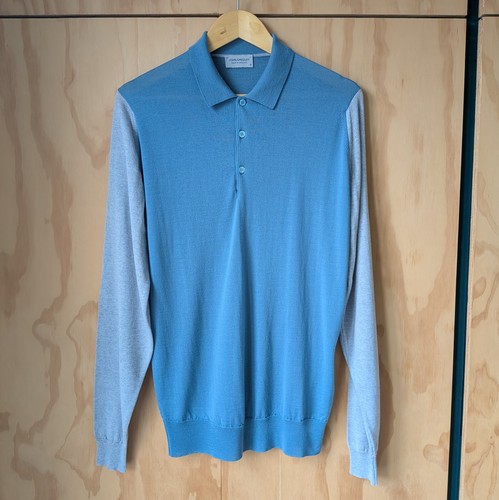 Blue grey two tone - grey, two-tone