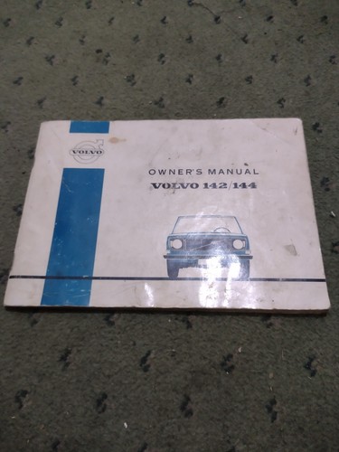 Volvo 142 144 owners handbook - 142/144,