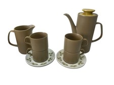 Vintage JG Meakin Maidstone Coffee Set Pot Jug Cup Saucer Decorative Ceramic