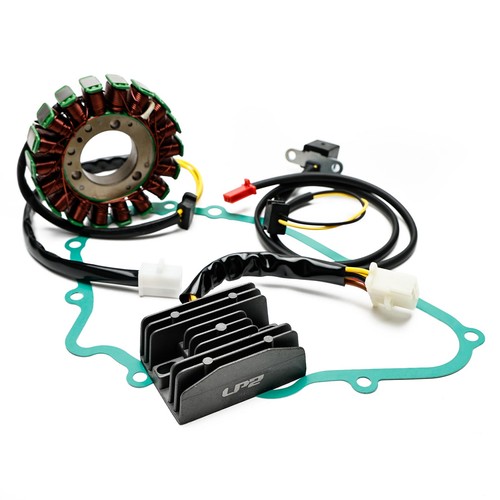 Stator voltage rectifier - +,