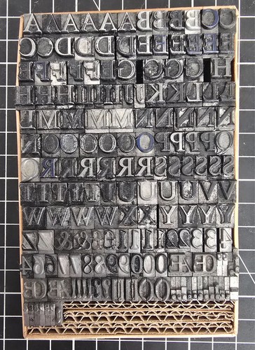 24pt times caps font metal - ,