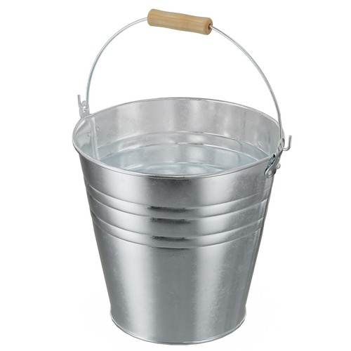 12in large galvanized metal - large,