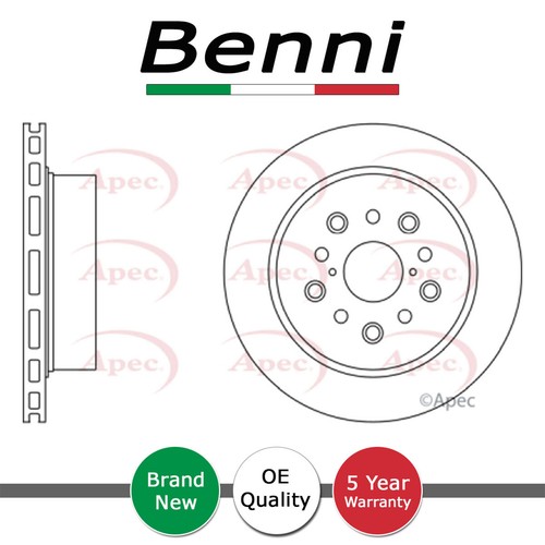 Brake disc rear benni - disc,