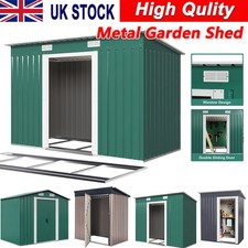 Metal Garden Shed 6 X 4, 8 X 4, 8 X 6, 10 X 8 Garden Storage WITH FREE BASE New