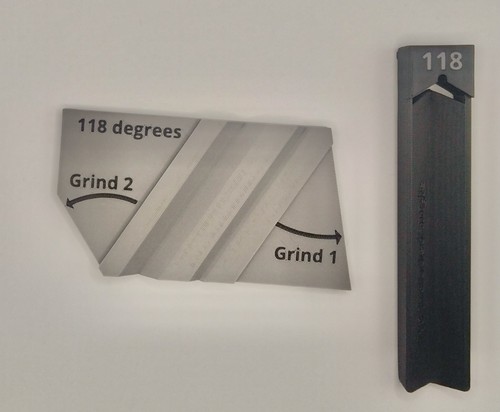 118 degree drill sharpening - 118,