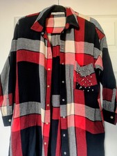 Zara Basic Red & Black Check