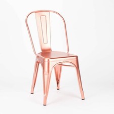 Tolix inspired metal dining - tolix,
