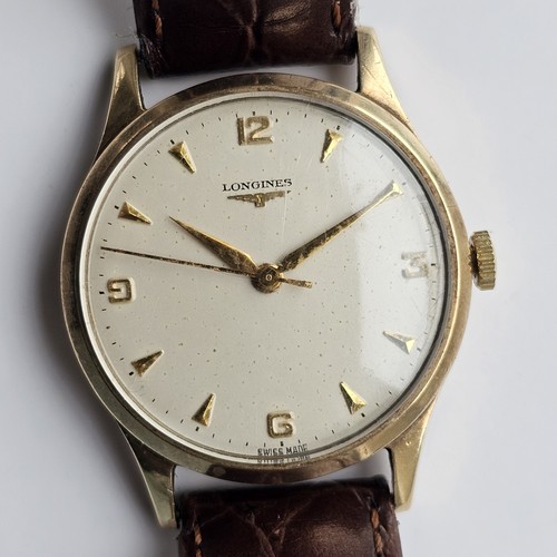 Vintage solid gold longines - 9k,