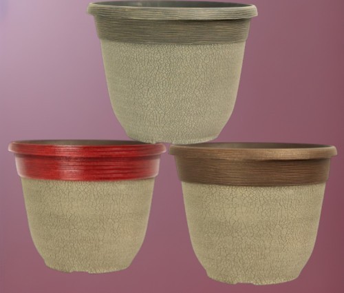 30cm round garden planter - garden,