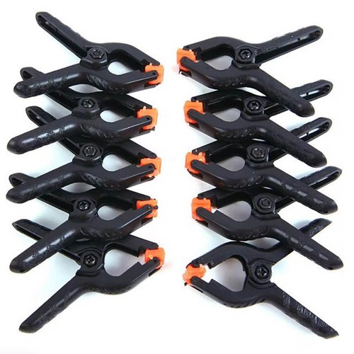 Black spring clamps inch - spring,