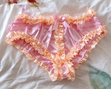 Cheeky Girly Sissy Pink Silk