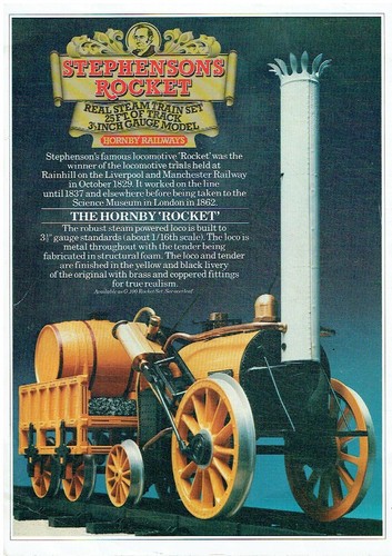 Hornby stephensons rocket - stephensons, 3.5"