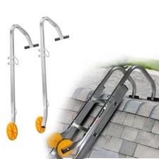 Roof Hook Kit by Laddermat  Universal Ladder Roof Stabiliser with Ridge Wheels