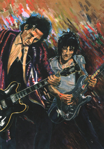 Rolling stones stage wood - rolling,