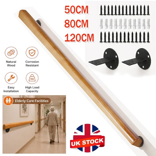 120cm wooden handrail stair - handrail,