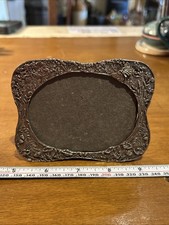 Vintage Silver Scenes Photo Frame Art Nouveau Style Flowers Butterflies Etc ND