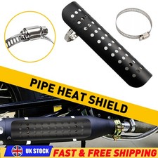 9" Motorcycle Black Exhaust