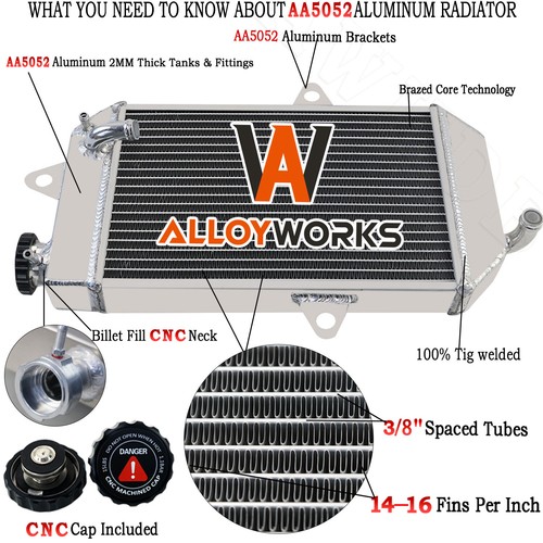 Row aluminium radiator - row, for