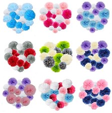 9/12/18PCs Tissue Paper Pompoms Pom Poms Hanging Garland Birthday Wedding Party