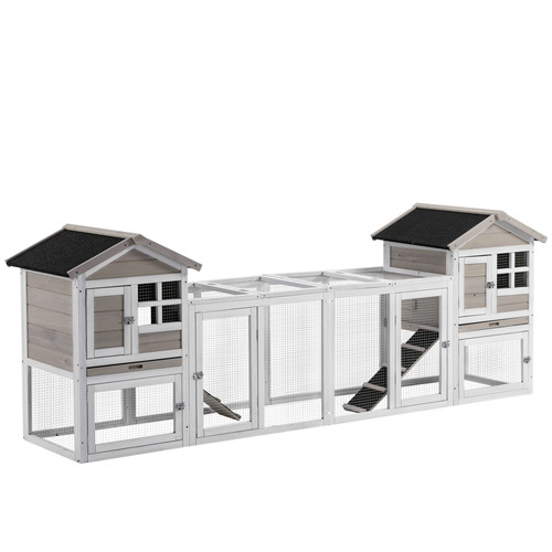 Rabbit hutch wooden 1 - wooden, 2