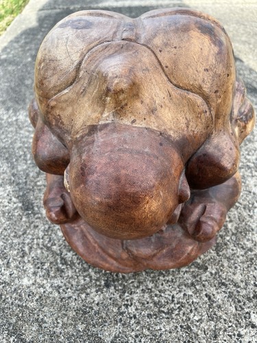 Hand carved smooth wooden - hand-carved,