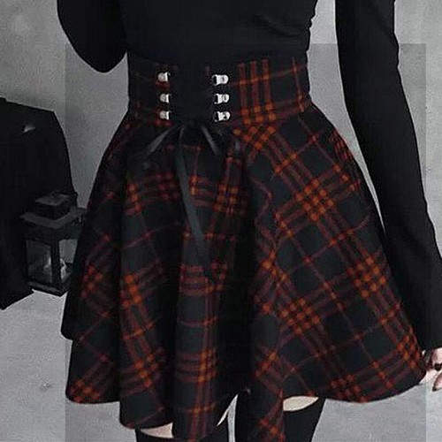 Girl line skirt gothic - a-line,