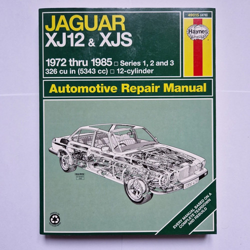 Jaguar xj12 xjs and - xjs, daimler