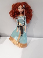 Rare Rare disney store brave merida 12' doll with bow arrow
