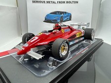 MCG 18629F FERRARI 126C2 1982 BELGIAN GP #27 G. VILLENEUVE 1:18 SCALE