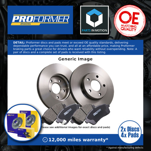 Vented brake discs and pads - discs,