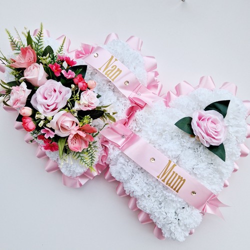 Double solid heart artificial - solid,