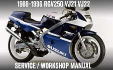 1988-1996 Suzuki RGV250 RGV 250 VJ21 Repair Workshop Service Manual PDF File