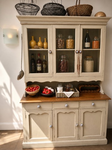 Large rustic farmhouse kitchen - large,