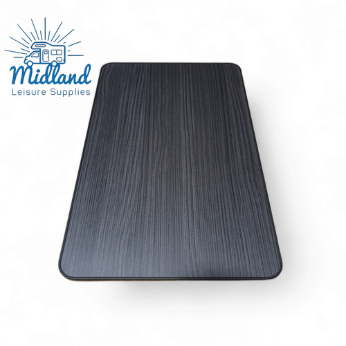 Black hacienda rectangle - black,