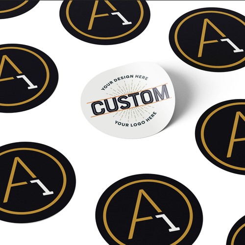 Custom logo vinyl sticker - custom,